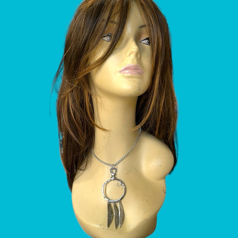 SILVER‎ DREAM CATCHER BOX CHAIN NECKLACE